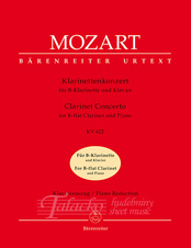 Concerto for B-flat Clarinet and Piano K. 622
